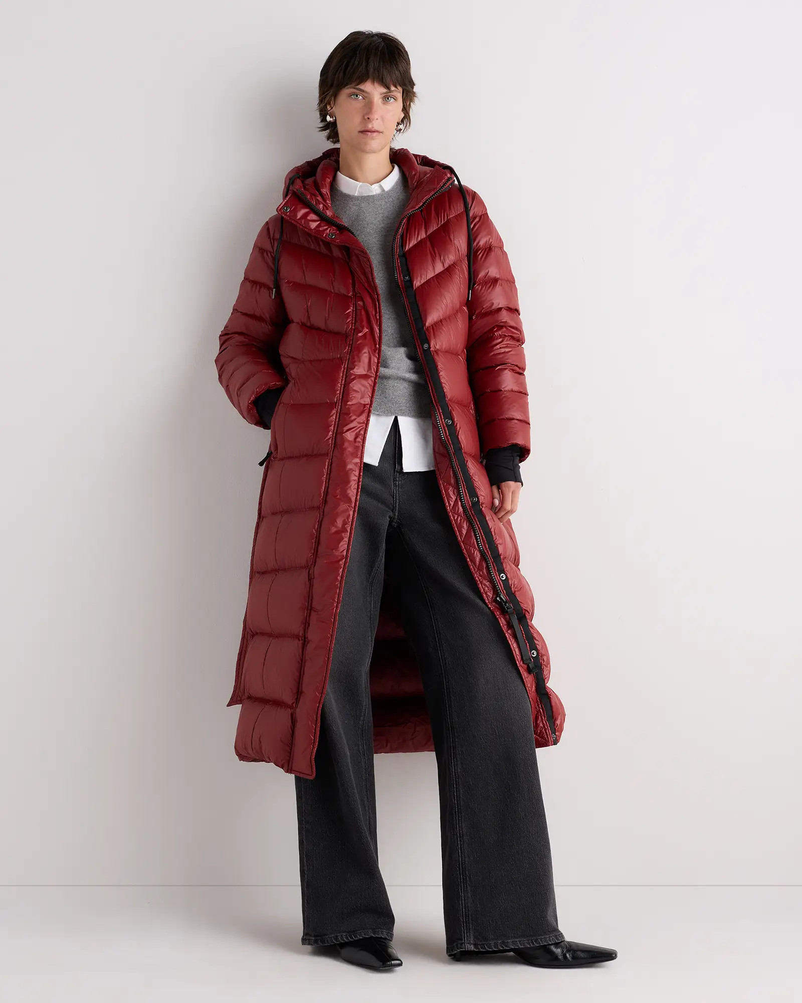 Responsible Down Belted Puffer Maxi Coat | Quince