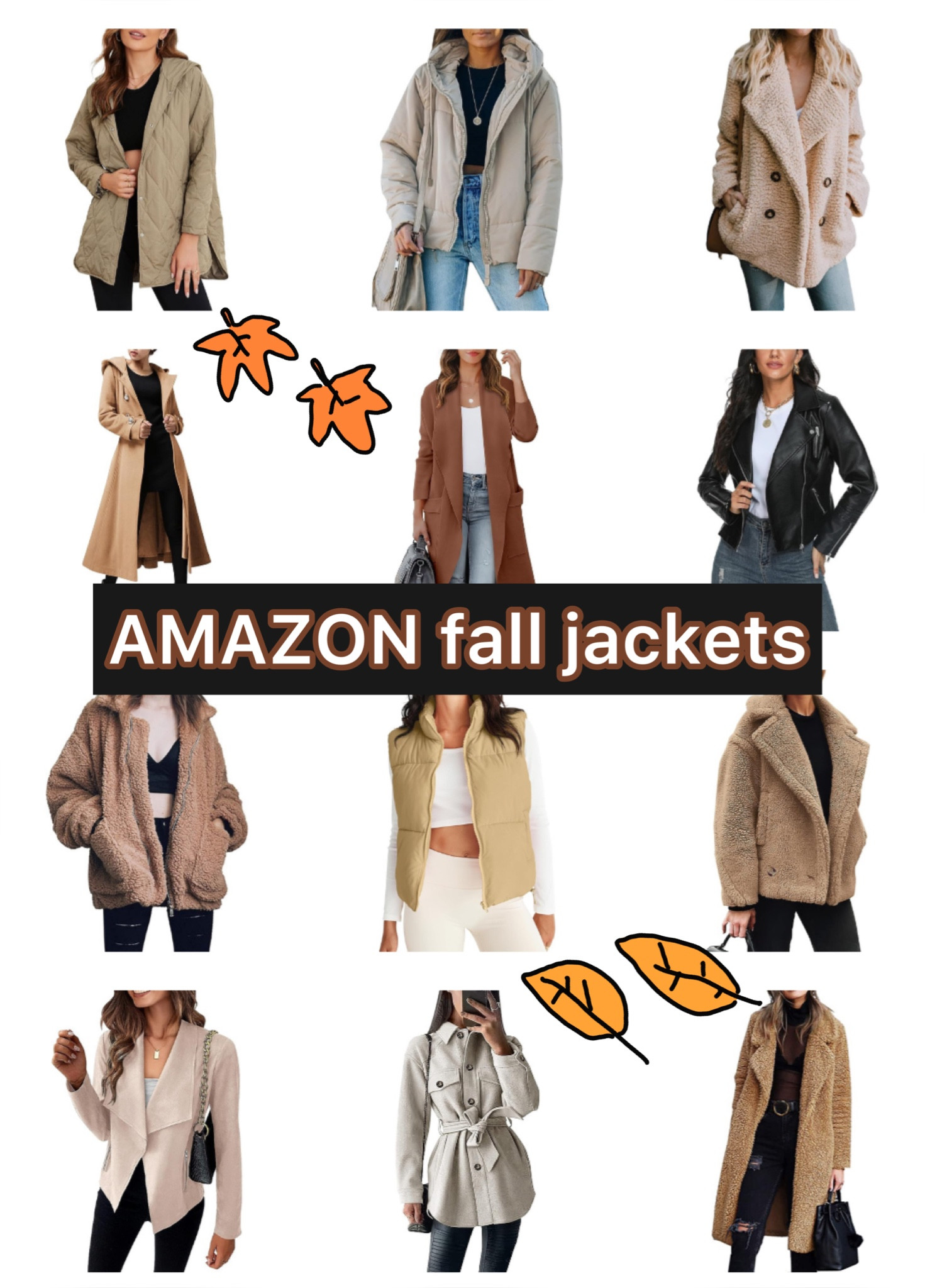 Jackets. Coats 

#LTKfindsunder100 #LTKfindsunder50 #LTKSeasonal