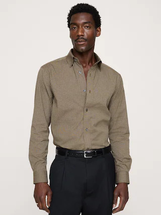 Standard-Fit Wrinkle-Resistant Dress Shirt | Banana Republic (US)