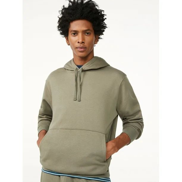 Free Assembly Men's Fleece Hoodie - Walmart.com | Walmart (US)