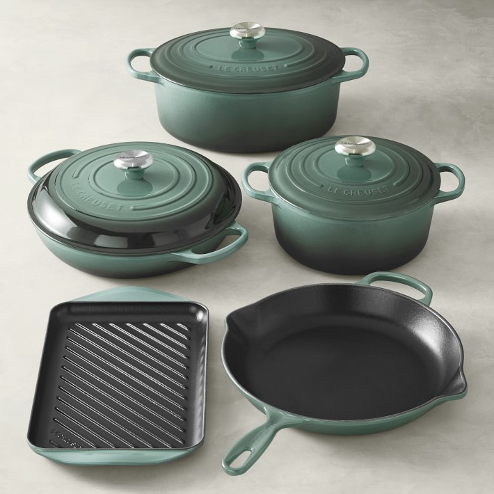 Le Creuset Signature Enameled Cast Iron 8-Piece Cookware Set | Williams-Sonoma