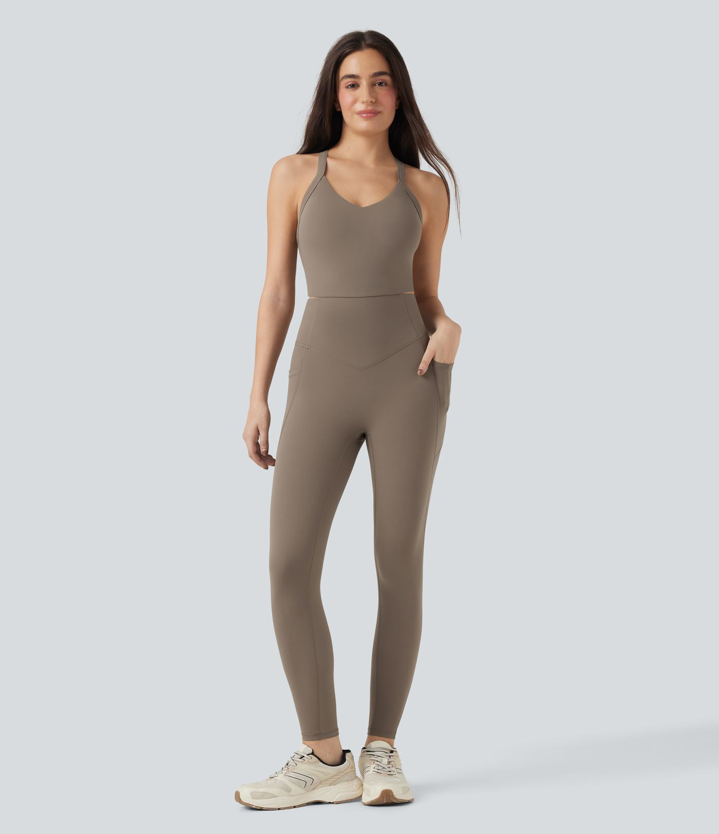 Halara UltraSculpt™ Tummy Control Training Jumpsuit with Pockets-Easy Peezy Edition | HALARA