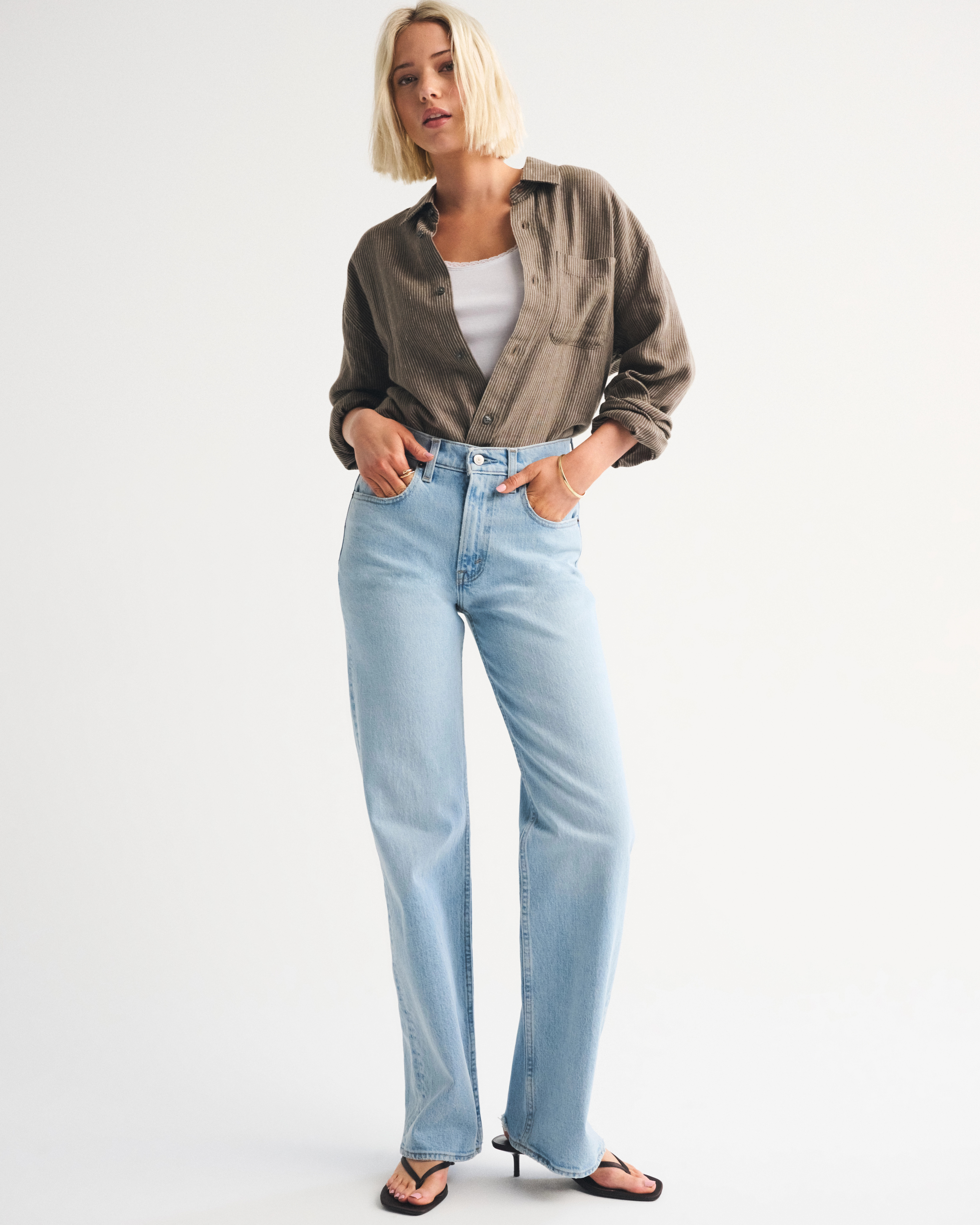 High Rise 90s Relaxed Jean | Abercrombie & Fitch (US)