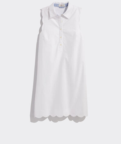 Scalloped Margo Shirt Dress | vineyard vines