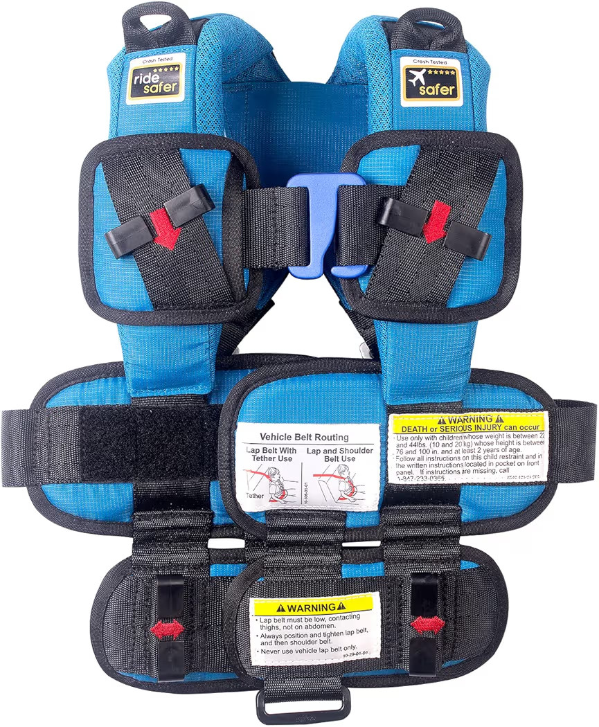RideSafer - Extra Small (XS) Blue, Lightweight, Compact, Portable Car Seat, 2+ Years; 26.5–40 l... | Amazon (US)