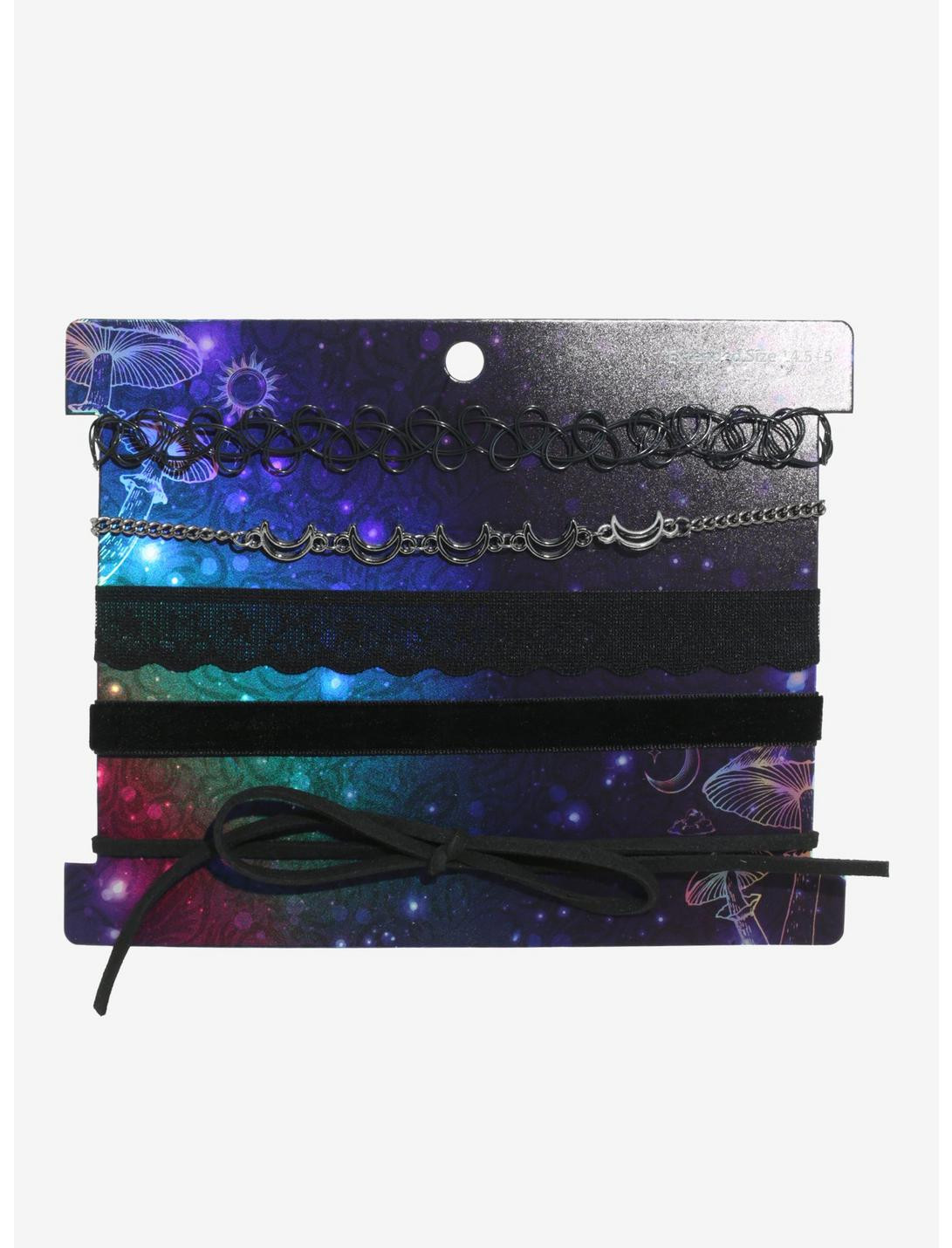 Black Lace Celestial Choker Set | Hot Topic