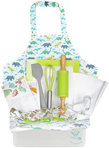 Tovla Jr. Kids Baking Gift Set with Storage Case - Cooking Kit for Children - Educational Baking ... | Amazon (US)