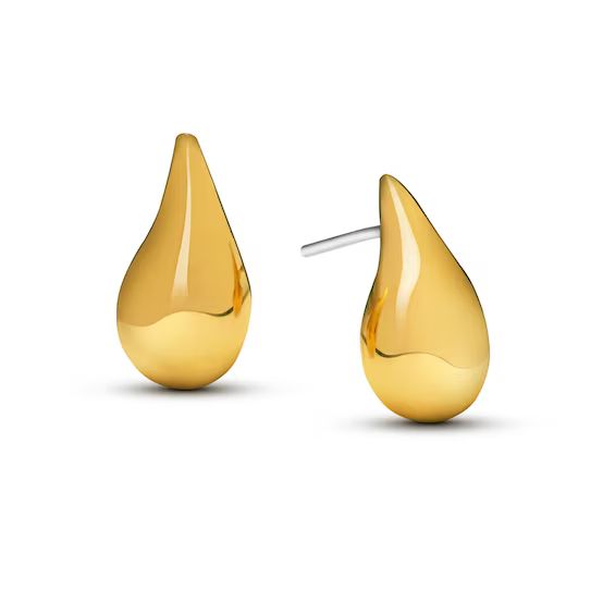Zales x SOKO Mini Dash Stud Earrings in Brass with 24K Gold Plate|Zales | Zales