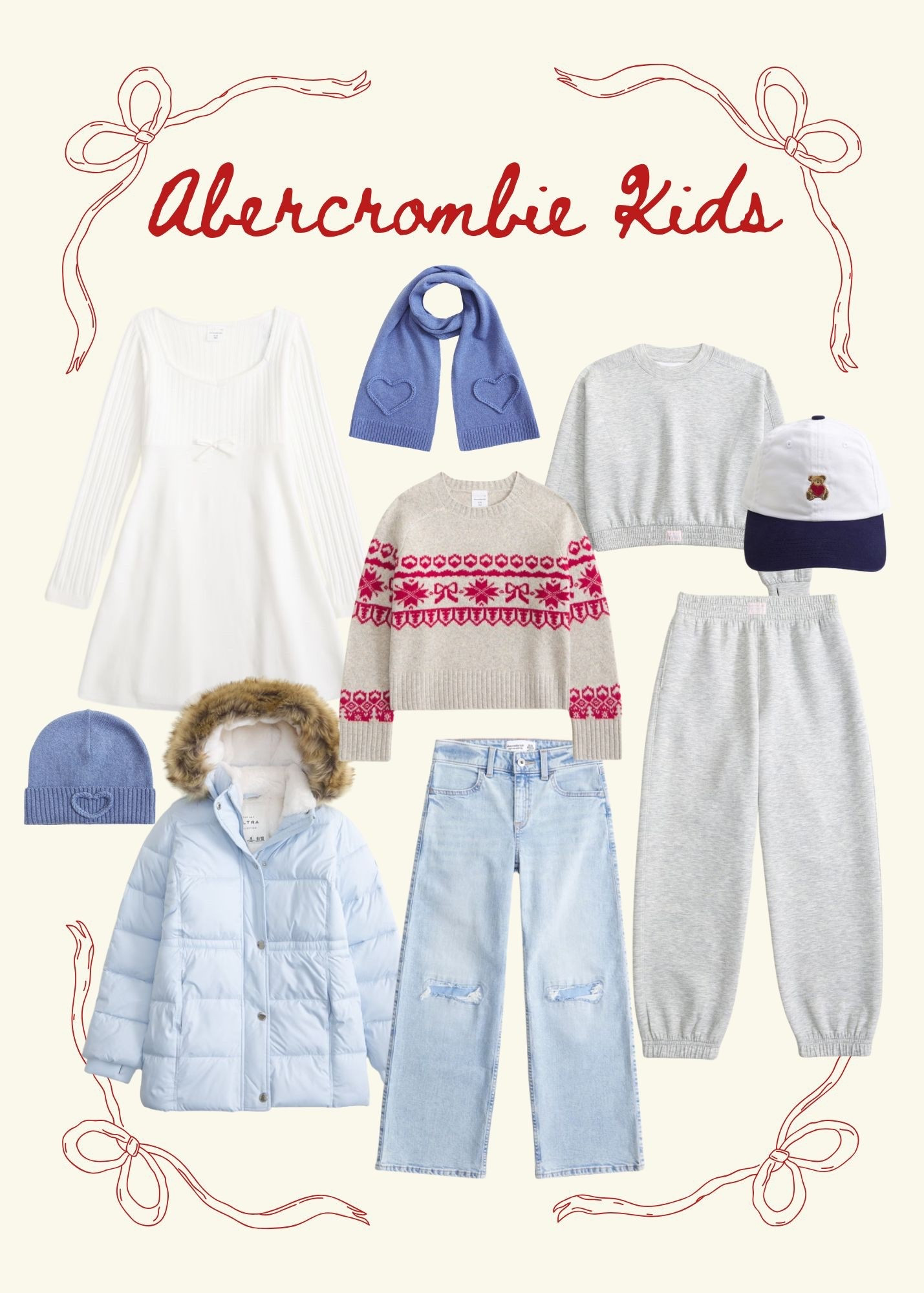#AbercrombiePartner First ever @abercrombiekids haul for Emmy for the holiday!! You know my own closet is stocked up with @abercrombie, so I had to pick Emmy up a few styles of her own! Abercrombie is also having 25-50% off everything 11/24-12/1 with code CYBERAF!

Offer valid in stores and online from 11/24/2025-12/1/2025 in US/CA. Excludes clearance and gift cards. Online price reflects discount. 

*Use code CYBERAF to get an additional 15% off everything in stores and online at checkout from 11/24/2025-12/1/2025 in US/CA. Excludes clearance and gift cards. See details online.
