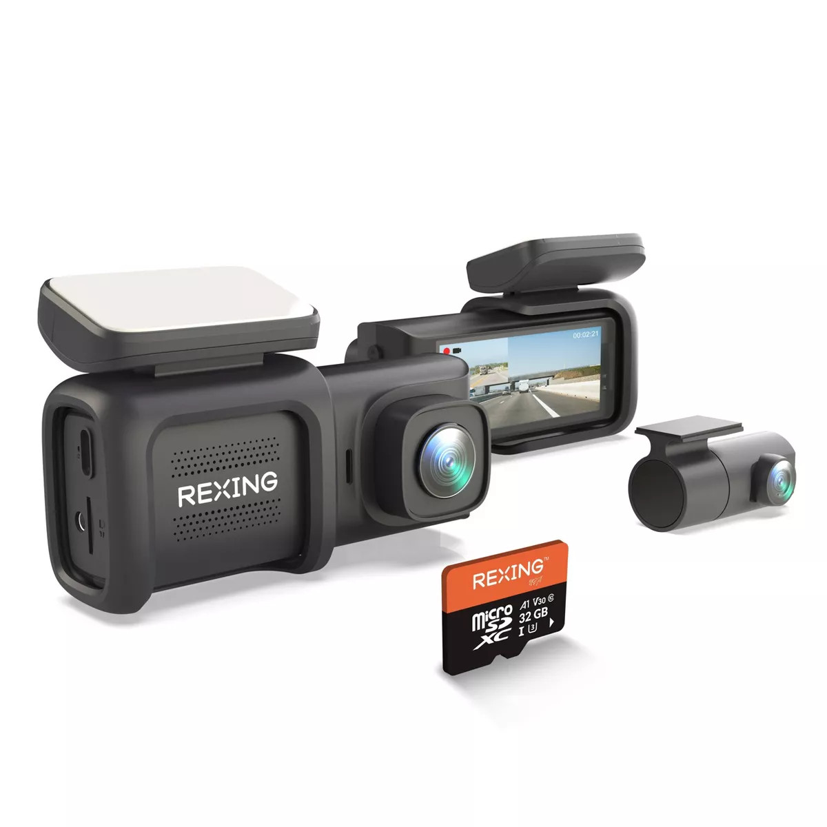 Rexing DT2 Dual Channel 1080p Front and Rear  Dash Cam | Target