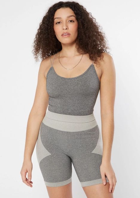 Heather Gray Seamless Bungee Tank Top | rue21