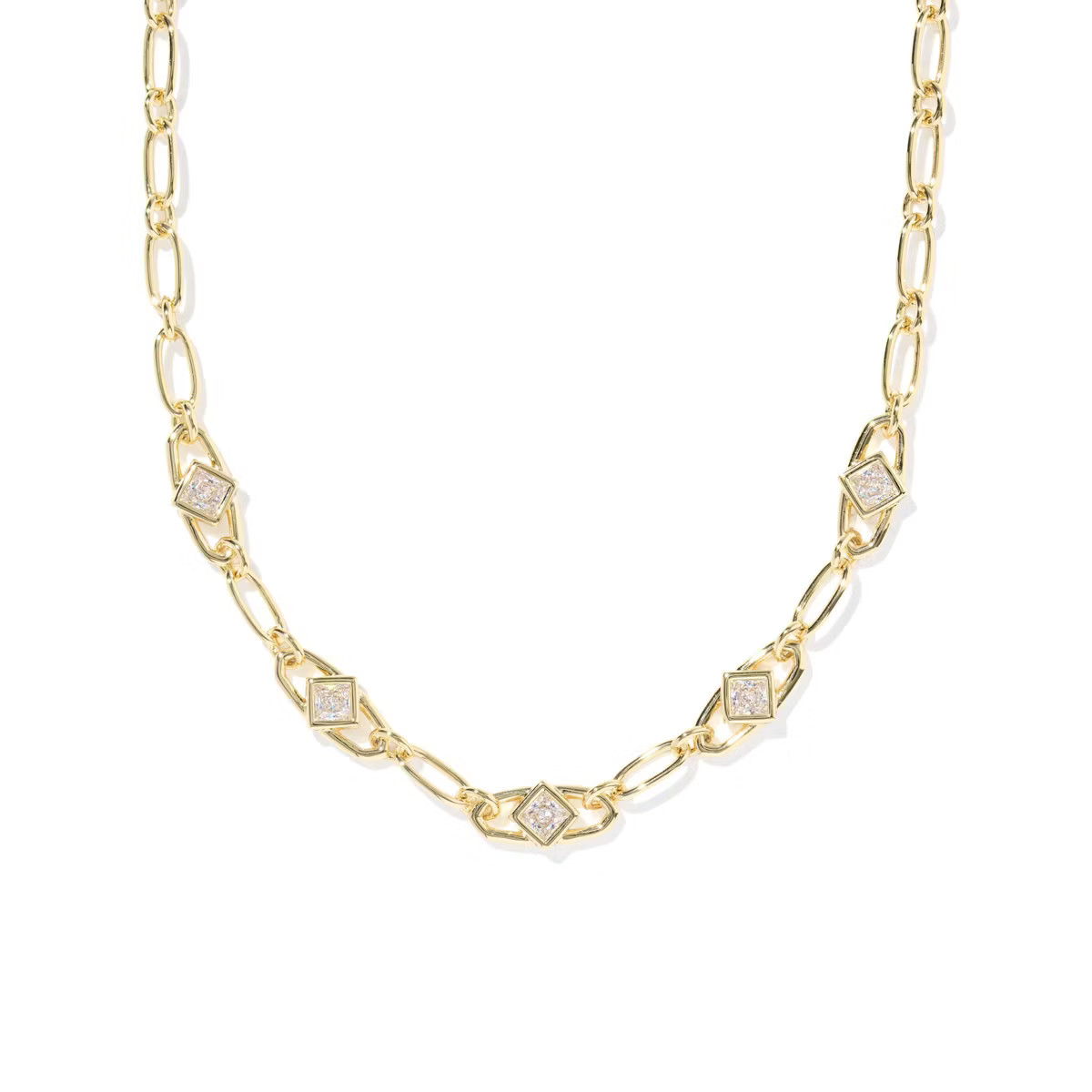 Kendra Scott Belle Cubic Zirconia Chain Necklace | Target