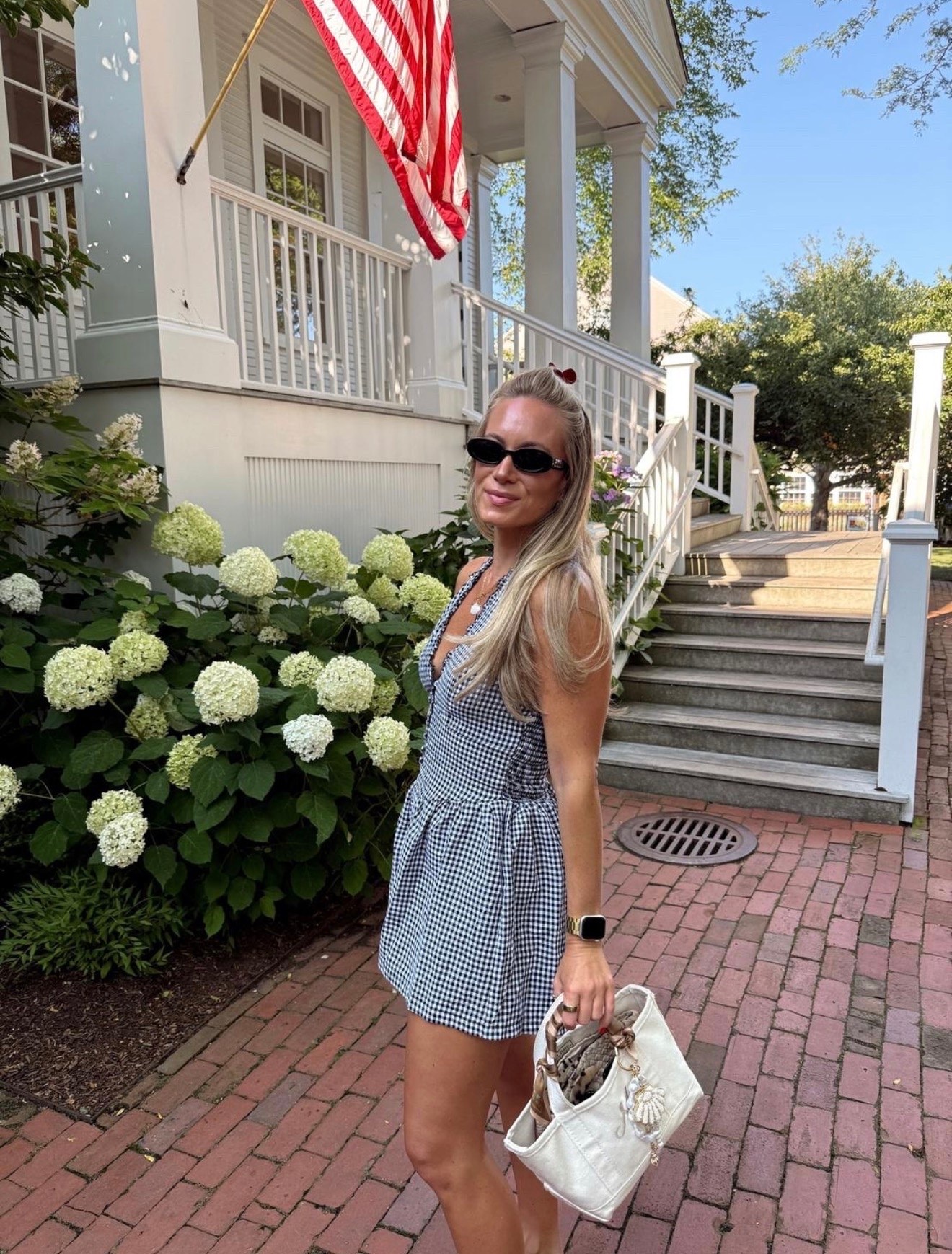 Gingham halter romper from @CIDER that I’m loving! 

Wearing small

Americana summer, New England summer,
Coastal summer, travel fit, girls trip outfits, Nantucket outfits

#LTKootd #LTKTravel #LTKSeasonal