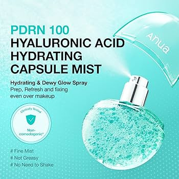 ANUA PDRN Collagen Glow Facial Serum Spray, Hydrating Face Mist, Hyaluronic Acid, dewy glass fini... | Amazon (US)