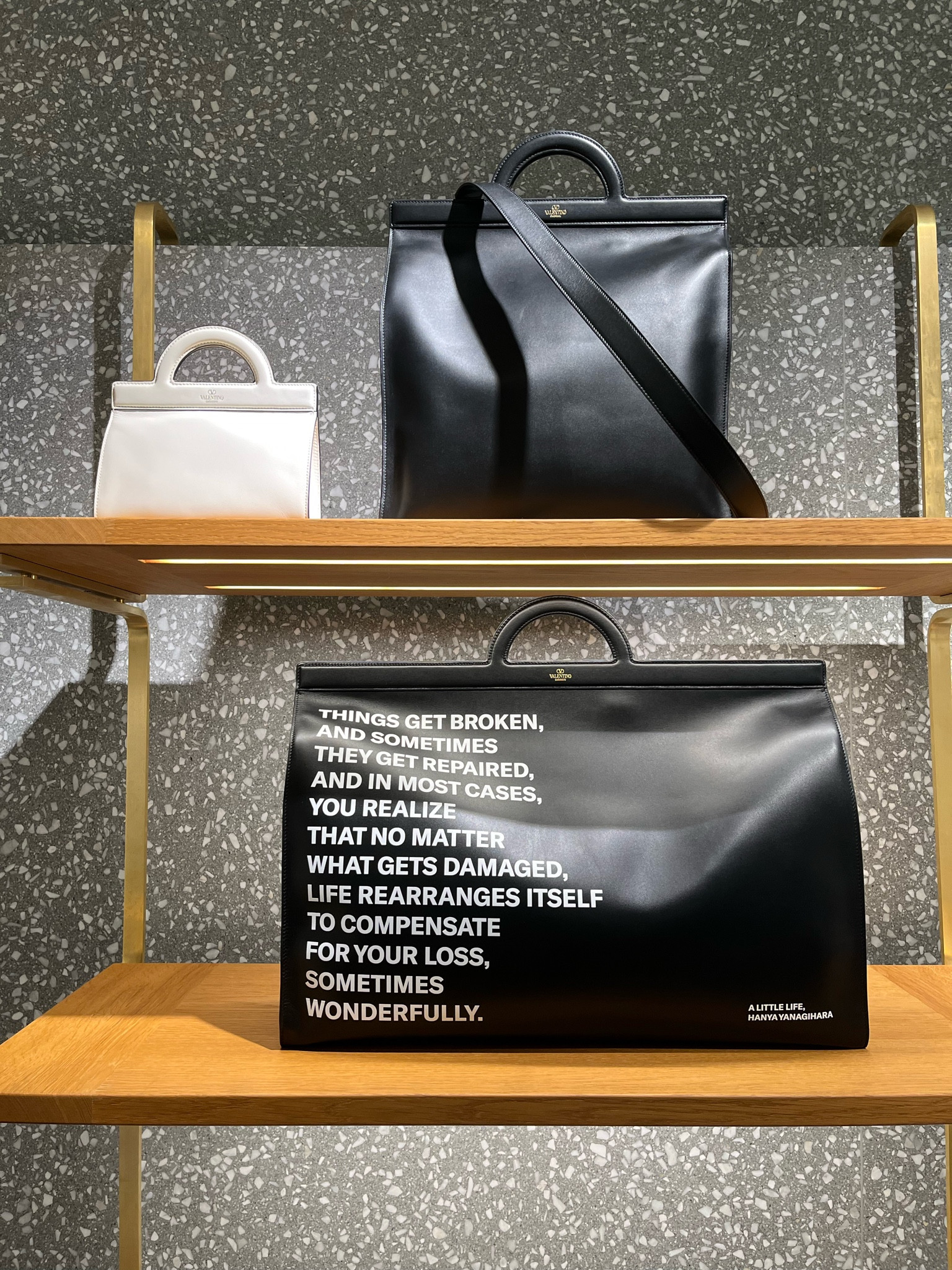 These top carry bags from the Valentino men’s collection are so classic and the mini and medium ones can also be worn as crossbody bags! Especially love the quote by Hanya Yanagihara from the book “A Little Life” printed in the leather shopping bag 

#LTKItBag #LTKTravel #LTKStyleTip