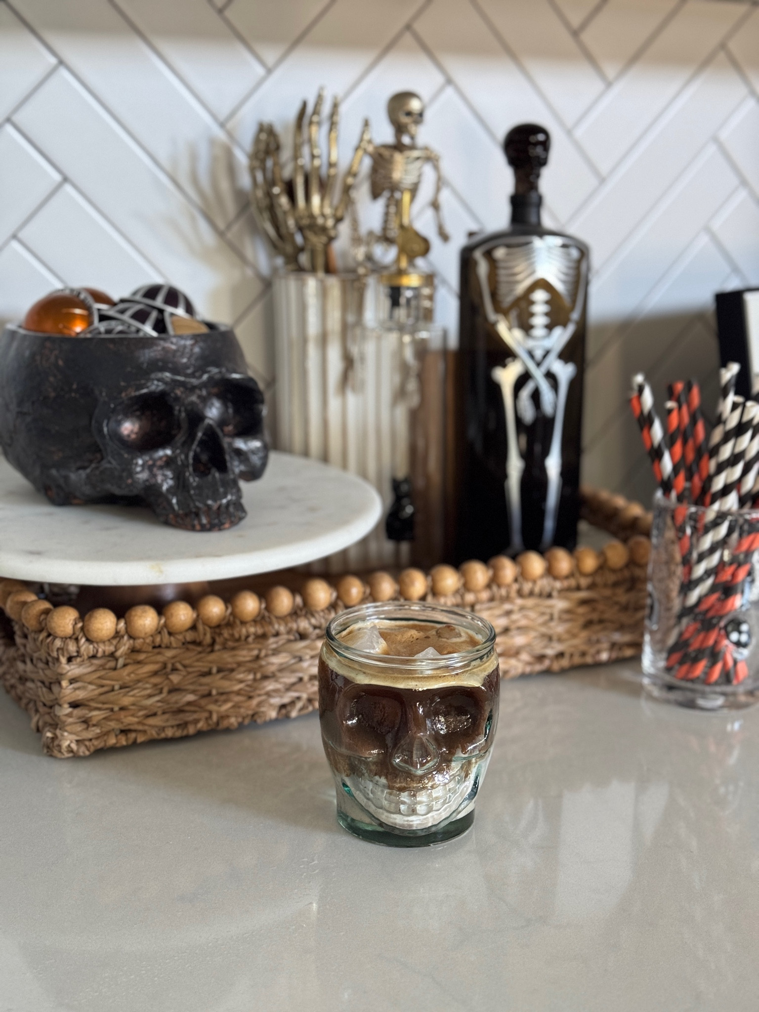 Iced Coffee just tastes better out of cute glasses  

Skeleton Cup - Skull Cup - Halloween Glasses - Halloween Decor - Anthro - Anthropologie 

#LTKParties #LTKHome #LTKHalloween