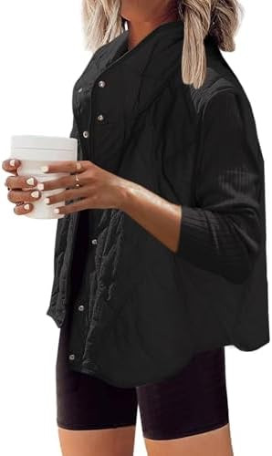 SENSERISE Womens Puffer Vest Quilted Vests Oversized Lightweight Outerwear Puffy Padded Jacket Wi... | Amazon (US)