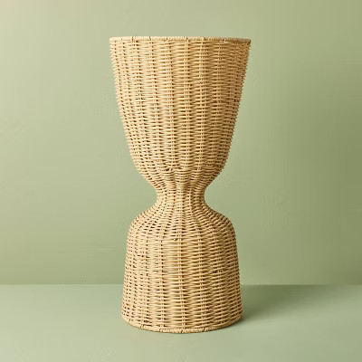 Rattan Reversible Outdoor Planter Basket - Hearth & Hand™ with Magnolia | Target