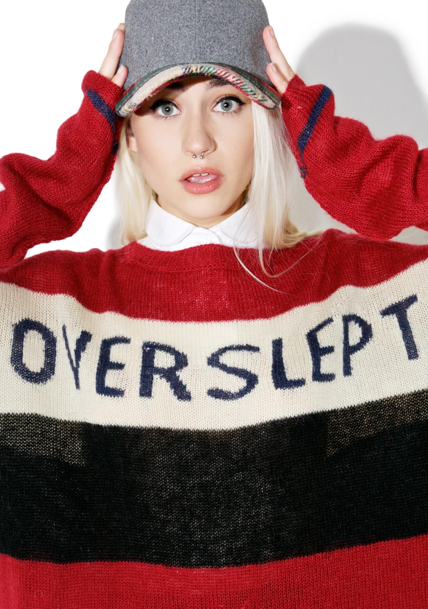 Overslept IDK Sweater | Dolls Kill