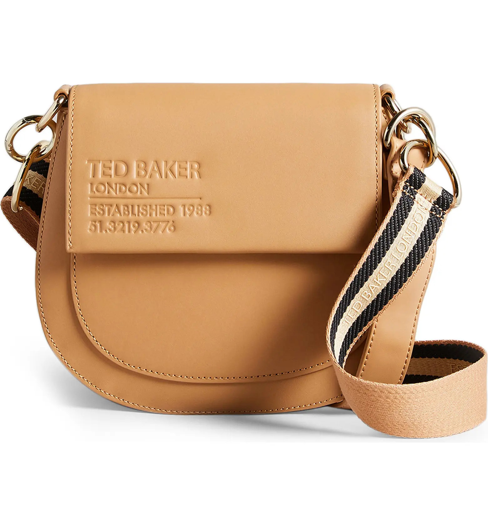 Darcell Logo Leather Satchel | Nordstrom