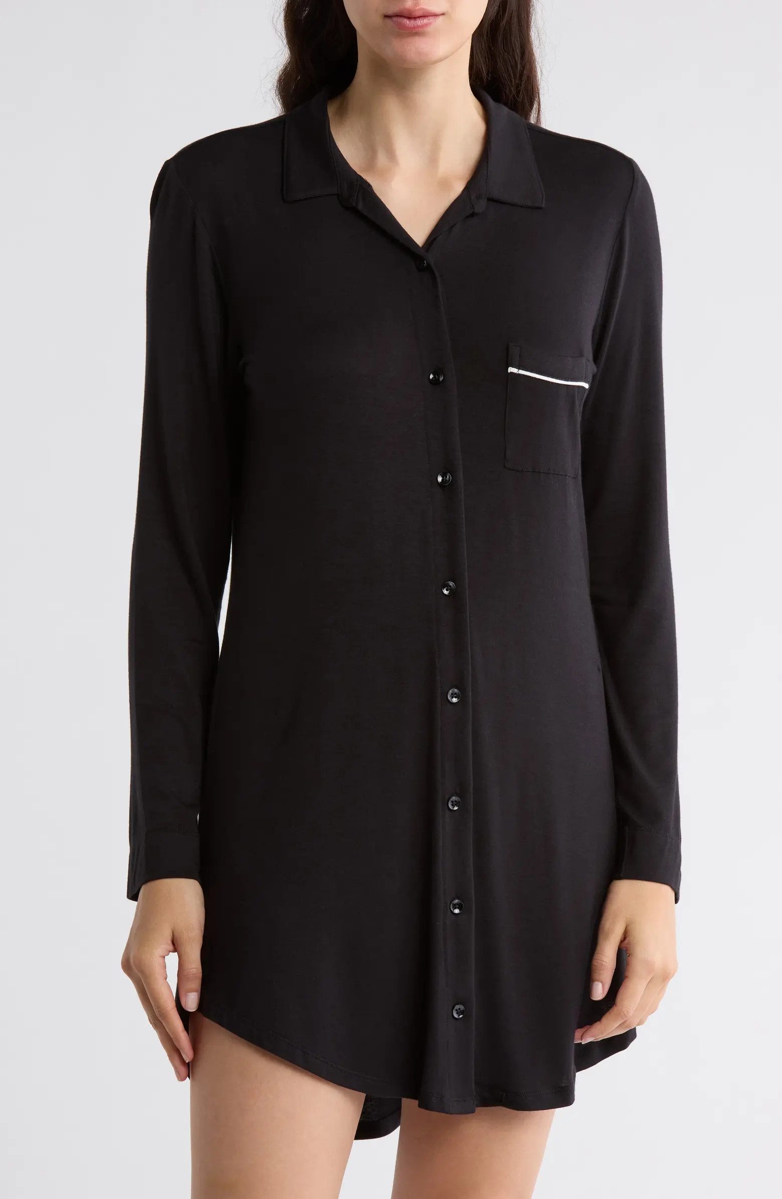 NORDSTROM RACK Tranquility Button Front Nightshirt | Nordstromrack | Nordstrom Rack