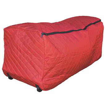 Holiday Living 20-in W x 56.5-in H Red Collapsible Rolling Upright Christmas Tree Storage Bag (Fo... | Lowe's