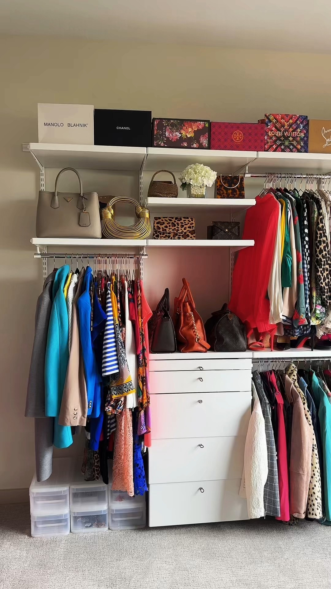 The Container Store Elfa system I’ve had since 2018! 1000% worth it and it’s fully customizable! 🔗d on my LTK! #thecontainerstore #elfaclosetsystem #homedecor #fashioncloset 

#LTKStyleTip #LTKSaleAlert #LTKHome