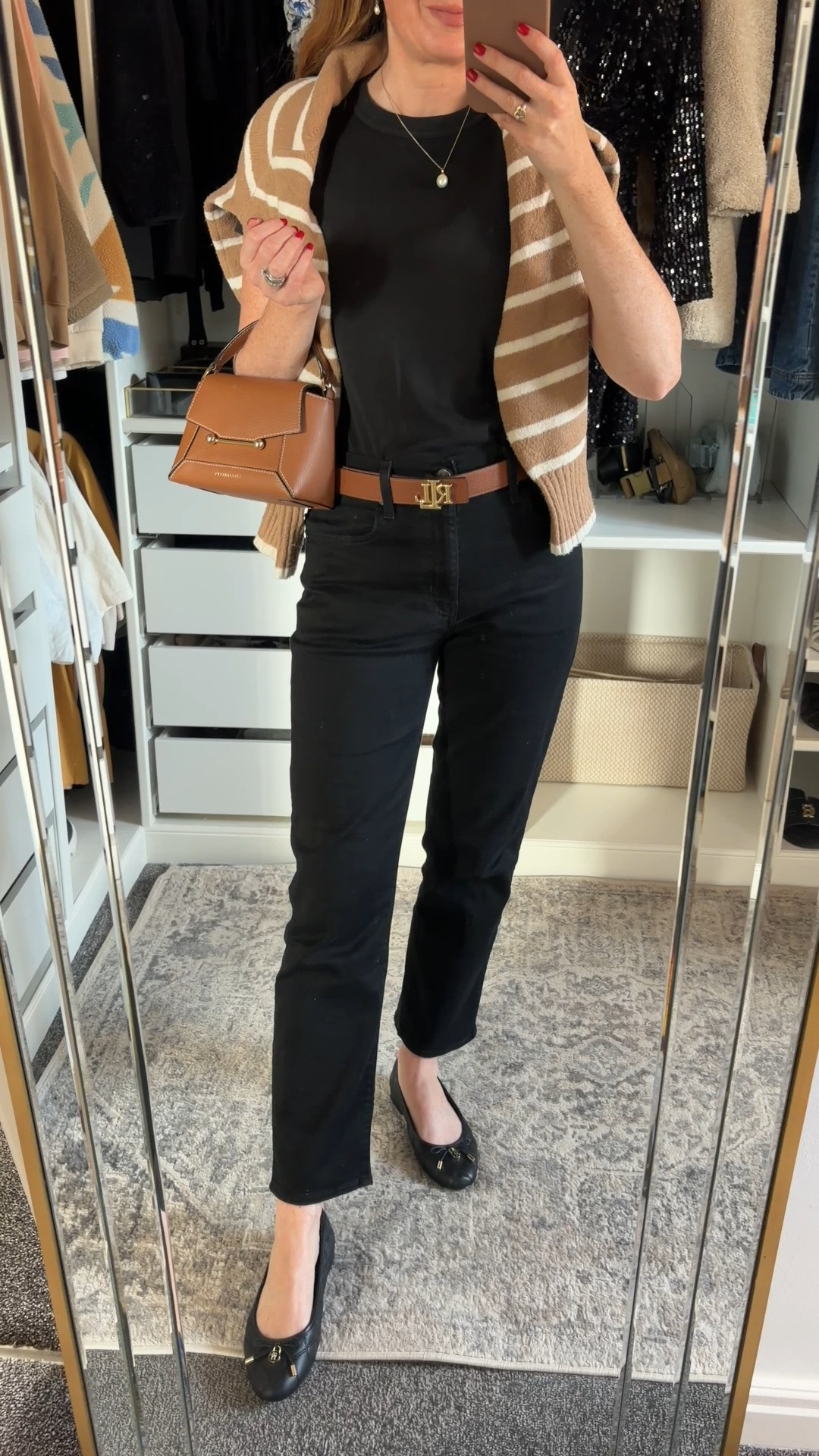Saturday Autumn Outfit running errands, casual but comfortable. Styling my new classic ballet flats the last few days to give you a few outfit ideas too 🍂☕️🗞️ fall shoes, fall fashion hauls 

 #LTKuk #LTKautumn #LTKshoes