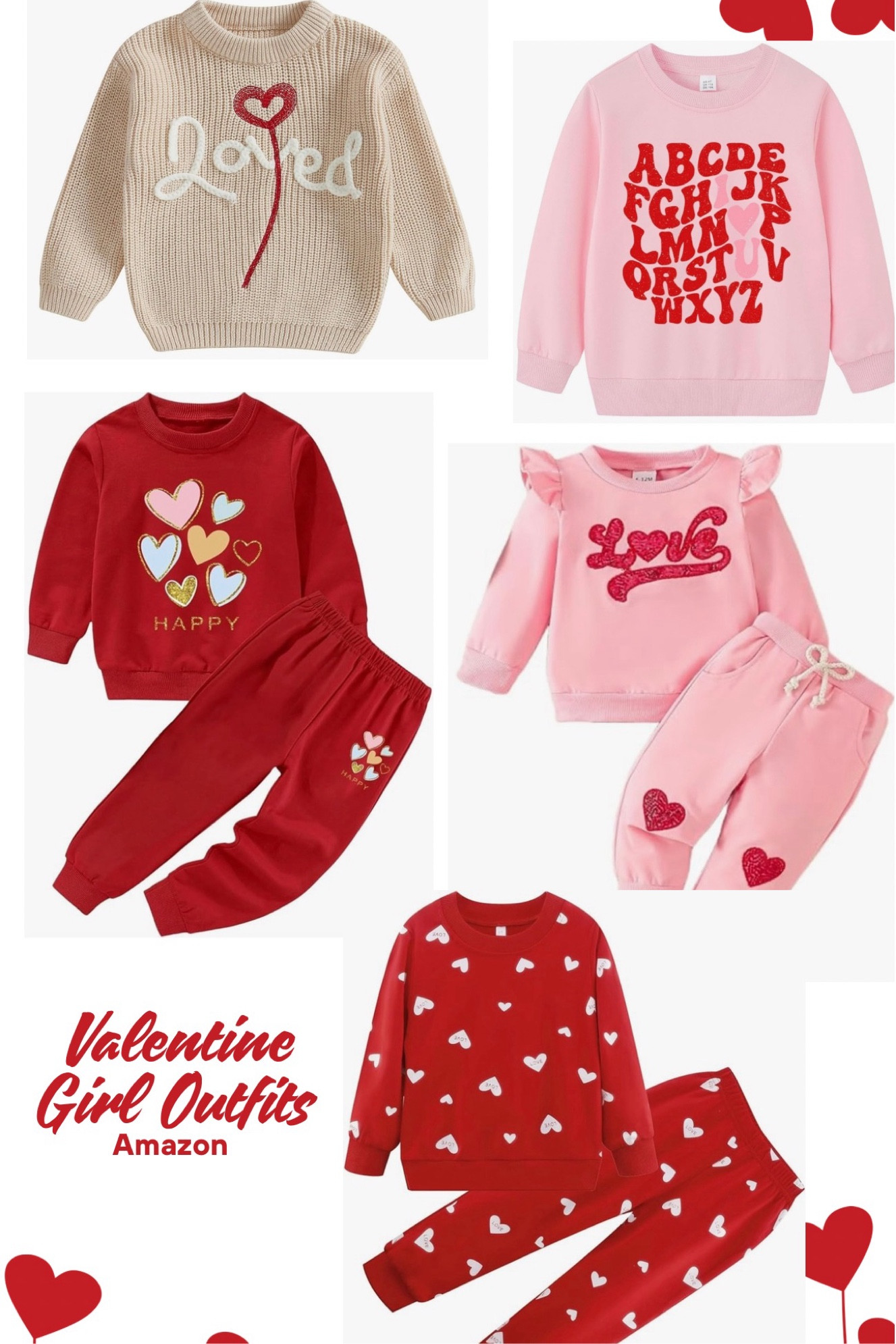 Girl 3-4T valentines outfits!

#LTKKids #LTKStyleTip #LTKSeasonal