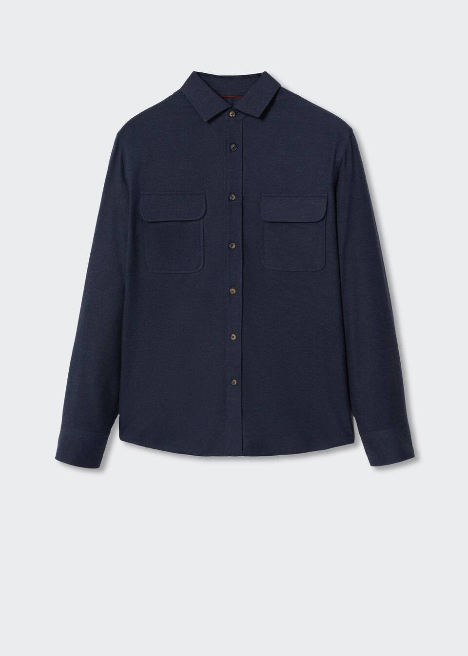 Textured cotton shirt | MANGO (US)
