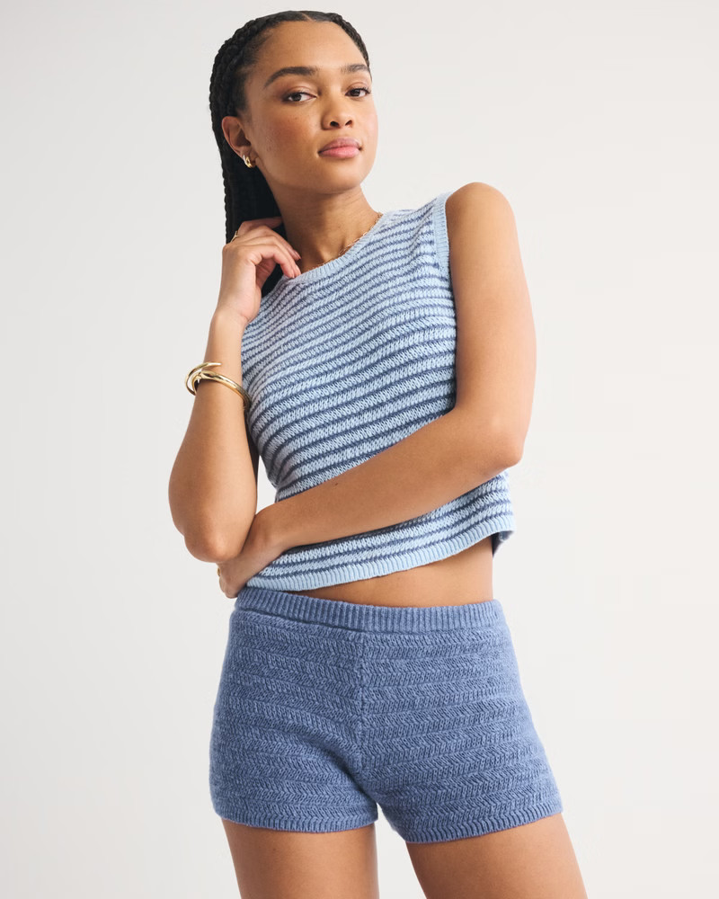 Crochet-Style Shell Top | Abercrombie & Fitch (US)