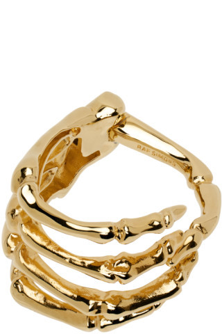 Gold Skeleton Bracelet | SSENSE