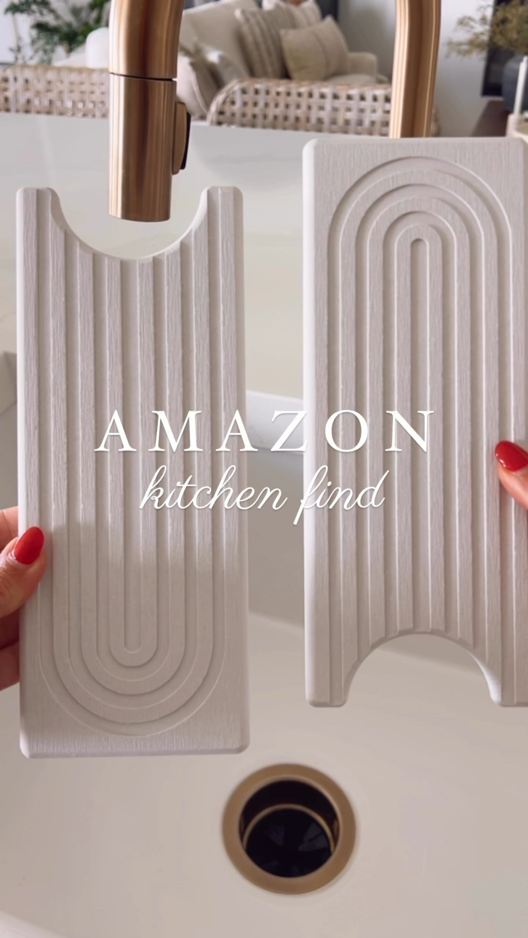 The easiest and prettiest kitchen upgrade! This stone mat for your faucet area is perfect for keeping your counters dry and neat. 
Amazon home find, amazon kitchen must-have 

#LTKSaleAlert #LTKFindsUnder50 #LTKHome