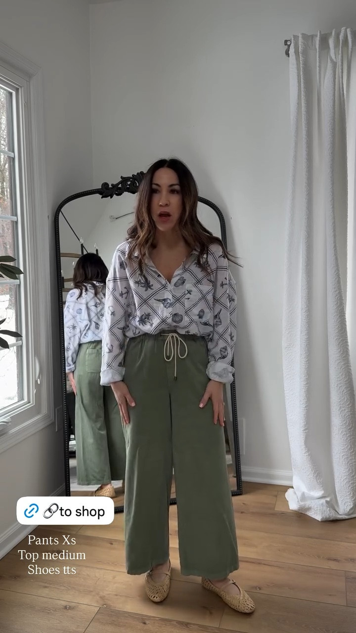 Xs pants. Sized up to a medium in the gauze top. Shoes TTS. Target style.

#LTKSaleAlert #LTKOver40 #LTKPetite