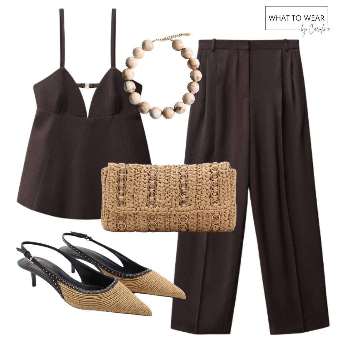 Must have brown set 🤎
@mango
#mangosete #brownoutfit #raffiabag #mangooutfit

#LTKFindsUnder100 #LTKStyleTip #LTKFindsUnder50