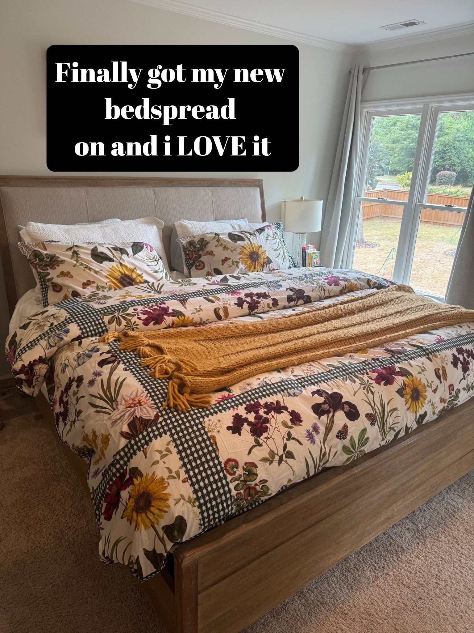 In love with my new bedspread.  If you are looking to change up a bedroom for fall, this is it. It is so beautiful on! 

#LTKHome