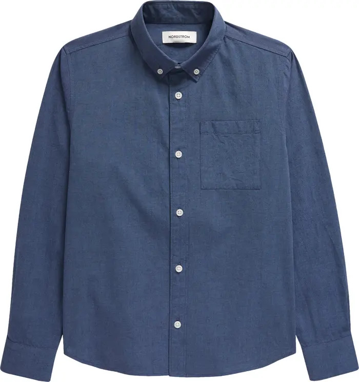 Nordstrom Kids' Cotton Oxford Button-Down Shirt | Nordstrom | Nordstrom