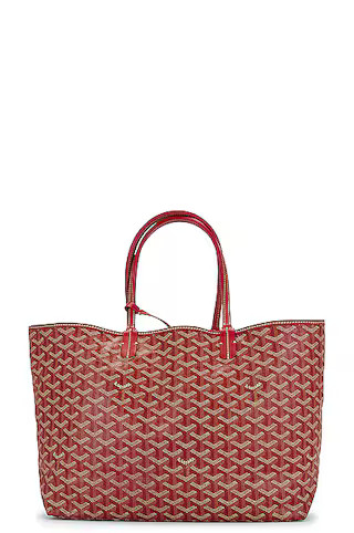 FWRD Renew Goyard Saint Louis PM Tote Bag in Red | FWRD | FWRD 