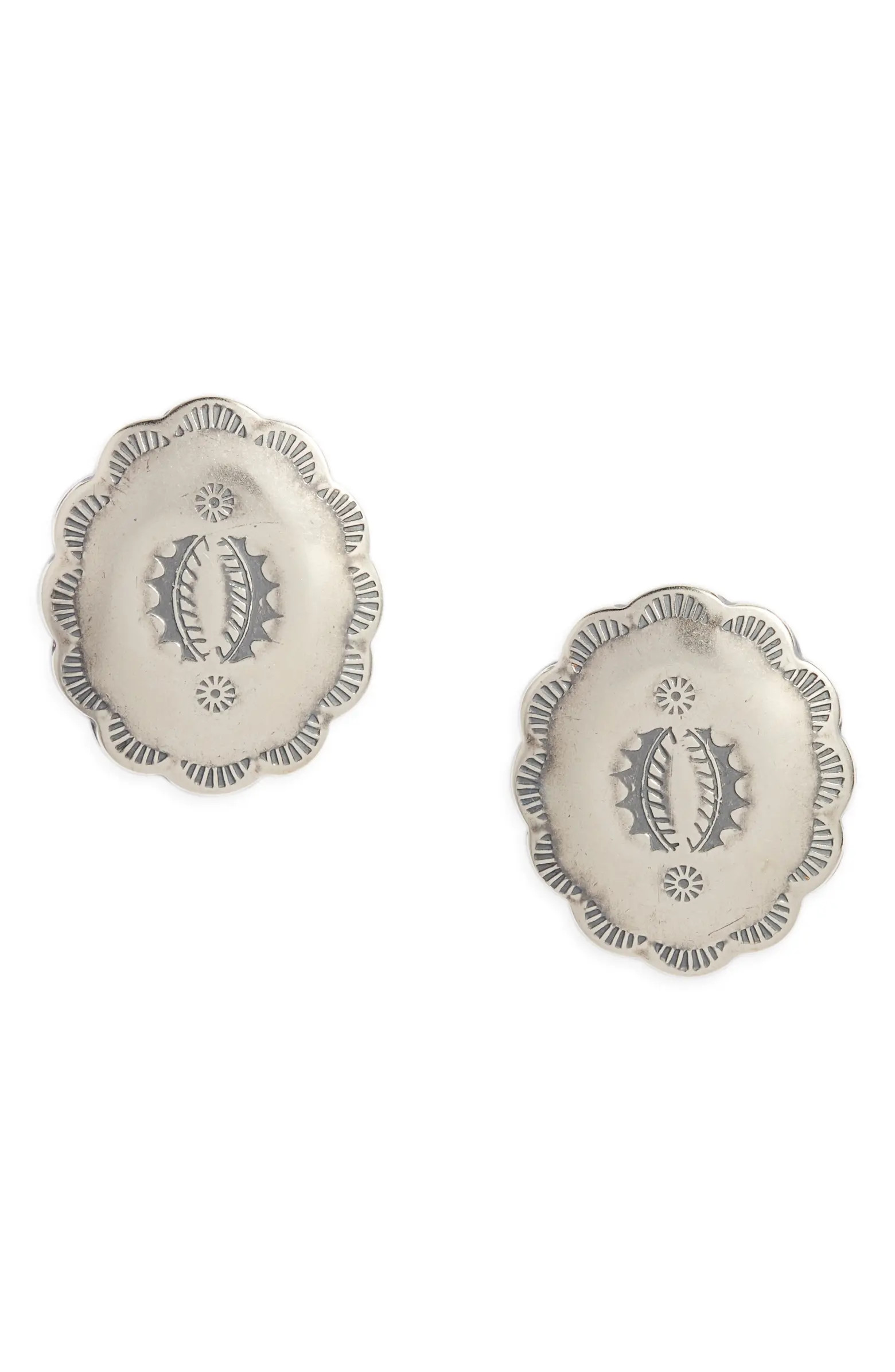 Silver Dusk Concho Earrings | Nordstrom