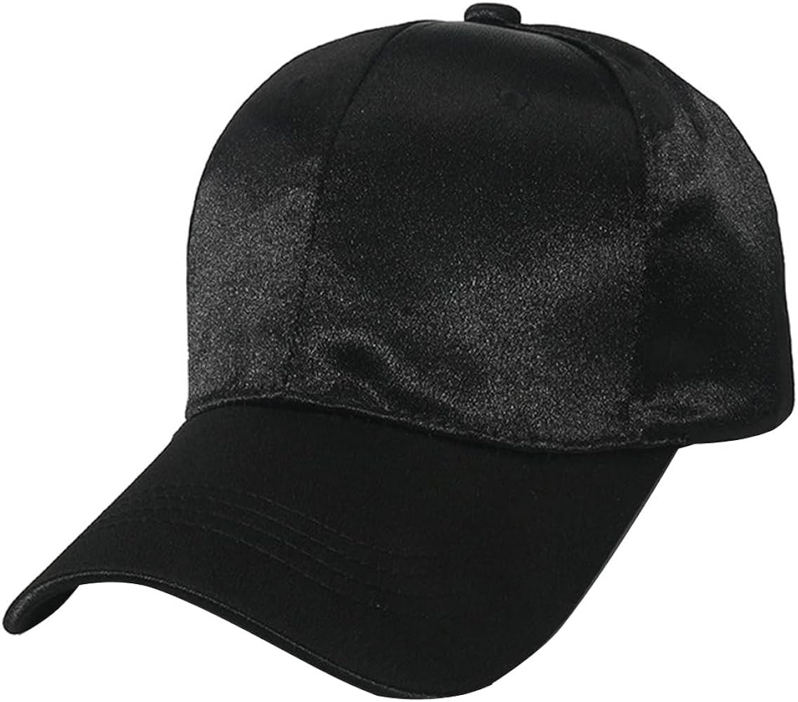 eYourlife2012 Silk Satin Baseball Cap Hat Unisex Plain Polyester Satin Baseball Cap Plain Polyest... | Amazon (CA)