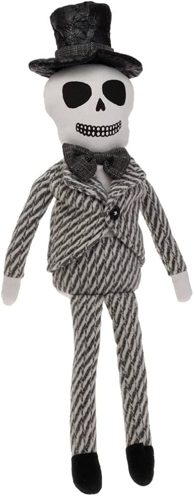 Boston International Halloween Decorations Spooky Tabletop Shelf Décor, 12.5" Tall, Dapper Damie... | Amazon (US)