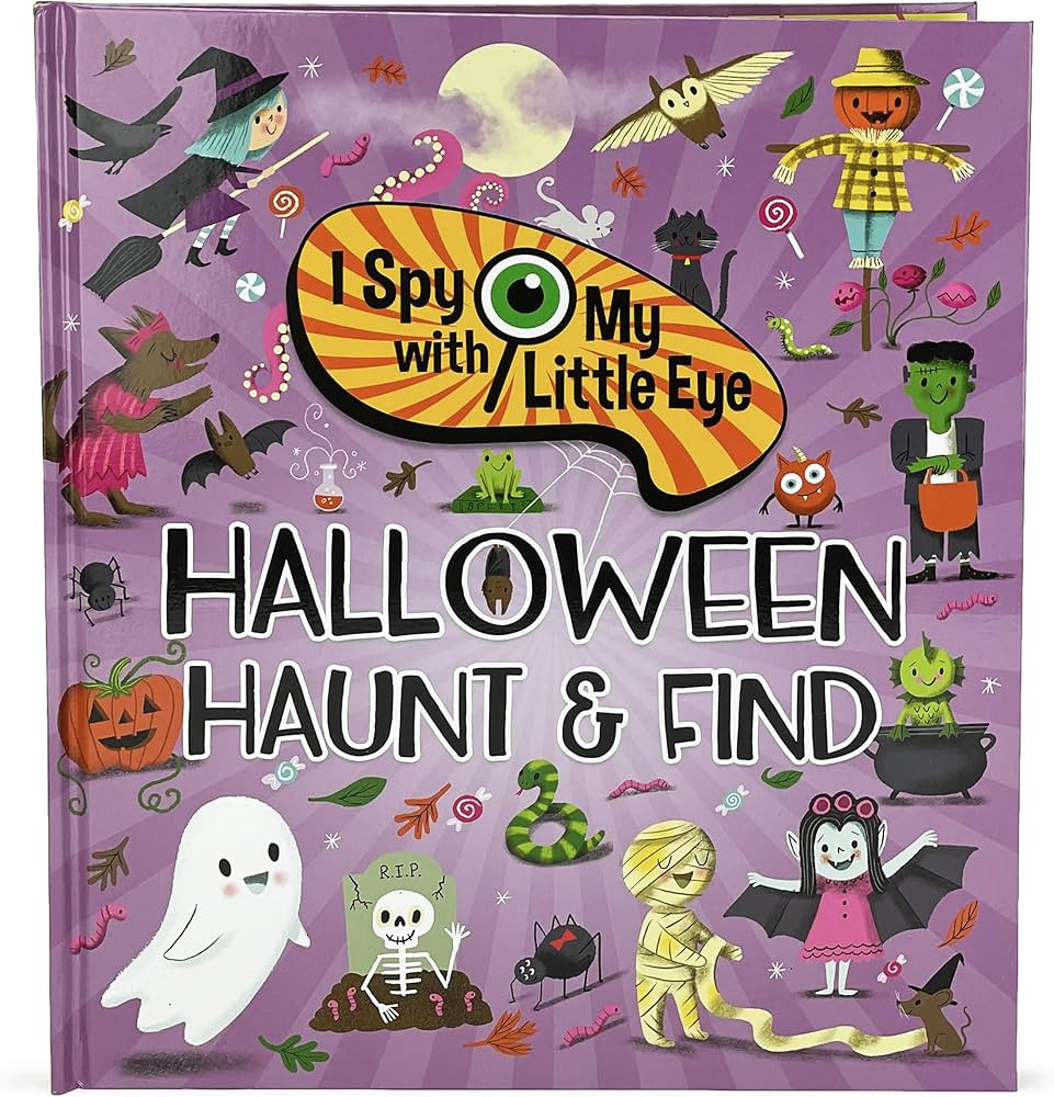 I Spy With My Little Eye Halloween Haunt & Find - Kids Search, Find, and Seek Activity Book, Ages... | Amazon (US)