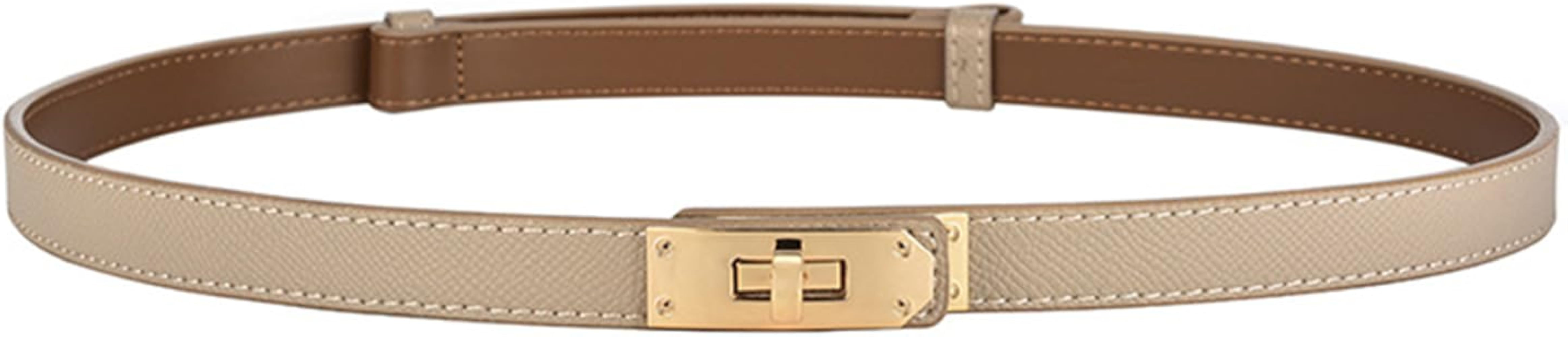 FENLDY Women's Skinny Belt Solid Color Alloy Turn Lock Adjustable Waist Size 19.5-35.5 In For Dre... | Amazon (US)