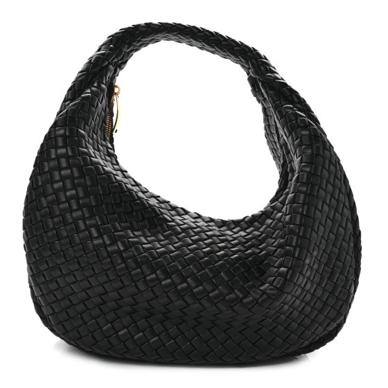 Lambskin Intrecciato Padded Jodie Black | FASHIONPHILE (US)