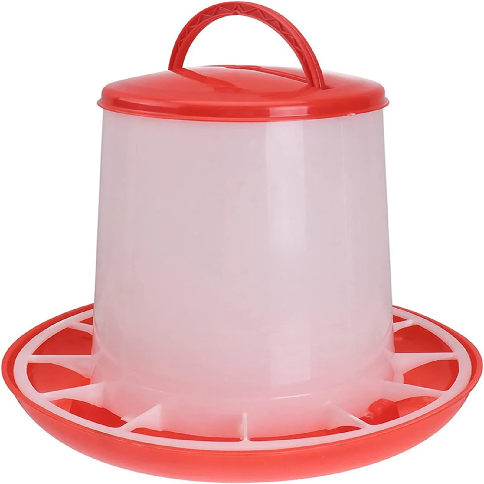 JMYHOAM Home & Garden Plastic Food Feeder Chicken Chick Hen Poultry Lid Handle - Walmart.com | Walmart (US)