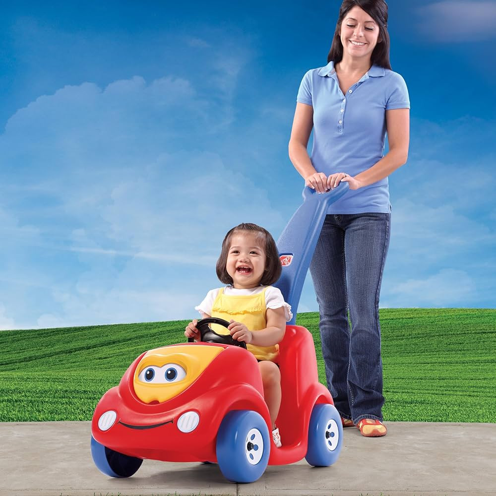 Step2 Push Around Buggy Kids Push Car, Ride On Toy, Stroller Substitute, Includes Seat Belt & Hor... | Amazon (US)