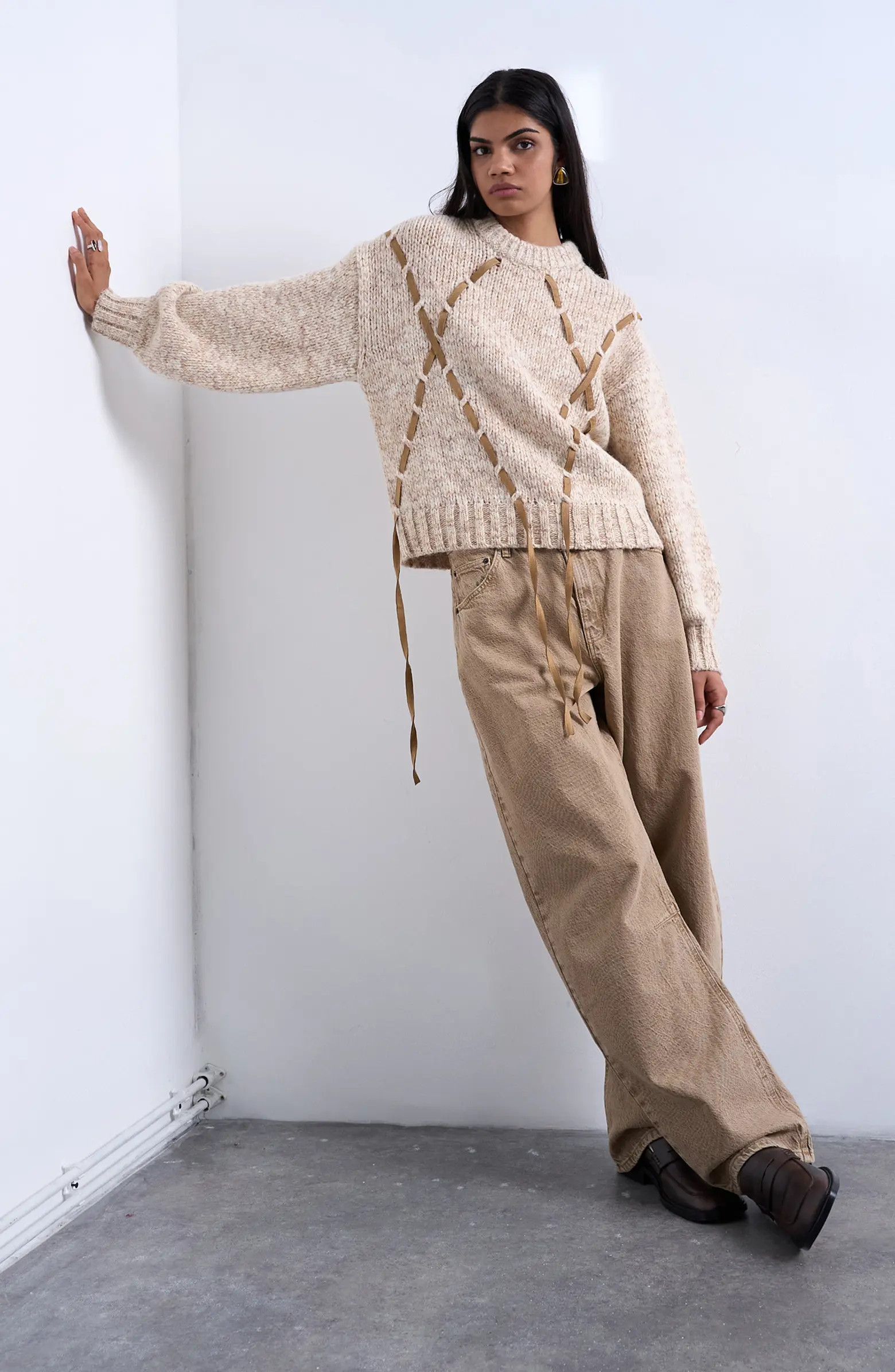 Marled Cord Argyle Sweater | Nordstrom