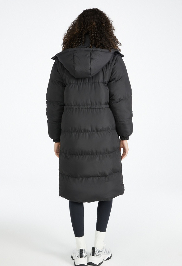 2 In 1 Longline Puffer Jacket | JustFab