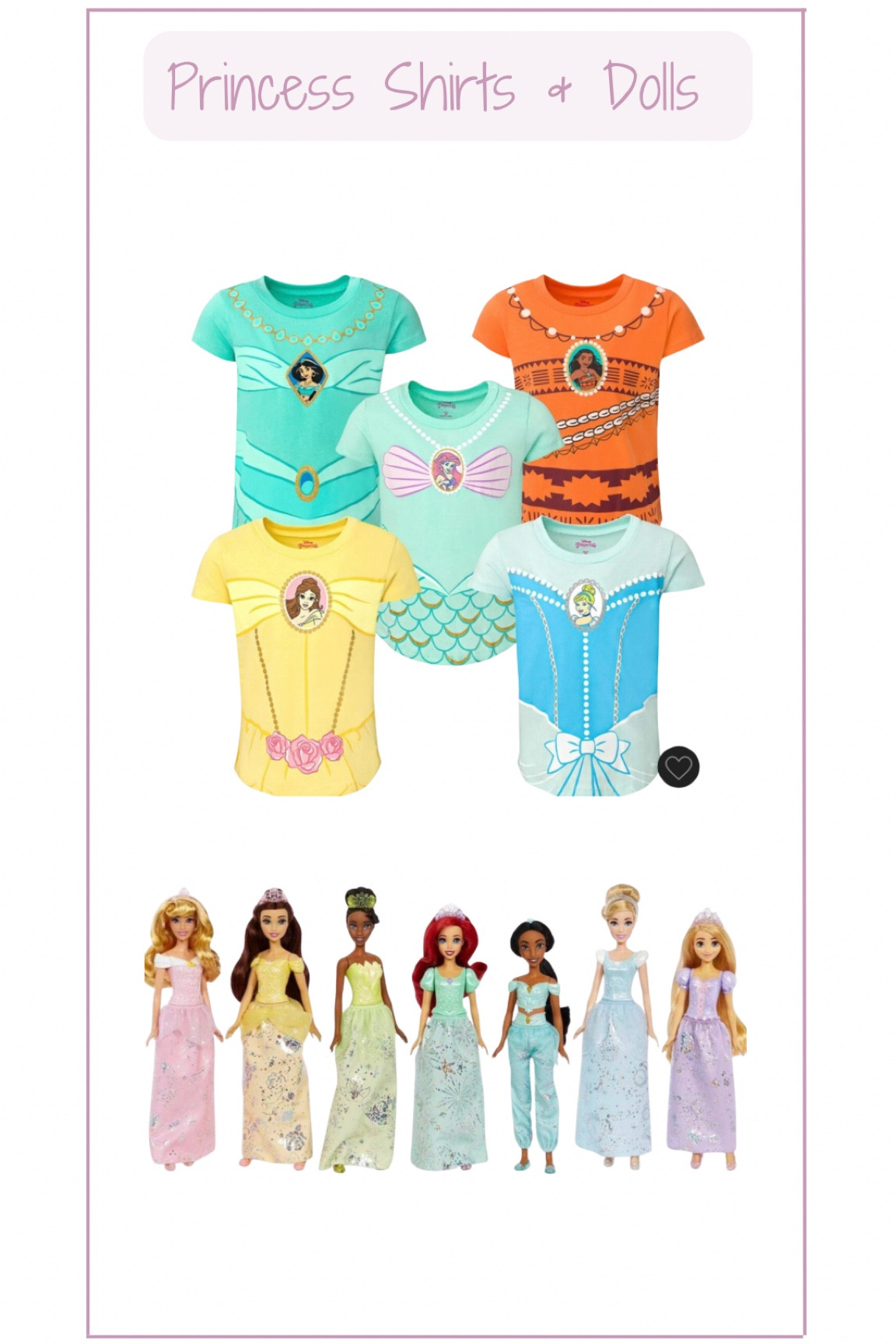 Girls dress up princess shirts & dolls

#LTKHoliday #LTKKids #LTKGiftGuide