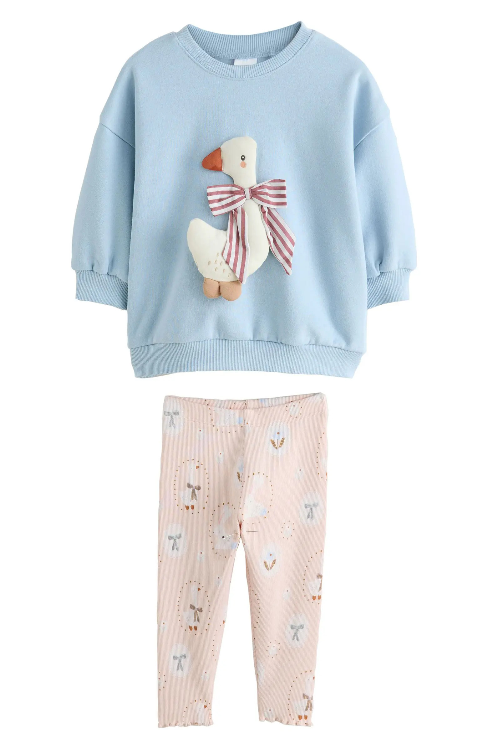 Kids' Duck Sweatshirt & Leggings Set | Nordstrom